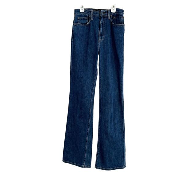 Equipment Duprey Blue Bootleg Jeans denim 70s 80s 90s Y2K Size 27 High Waist - Picture 12 of 16